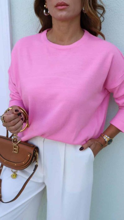 Pink Glittery Knitwear